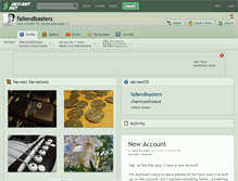 Tablet Screenshot of fallendisasters.deviantart.com