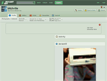 Tablet Screenshot of bitchville.deviantart.com