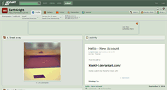 Desktop Screenshot of earthknight.deviantart.com