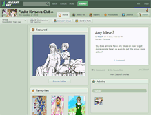 Tablet Screenshot of fuuko-kirisawa-club.deviantart.com