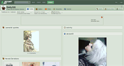 Desktop Screenshot of emily300.deviantart.com