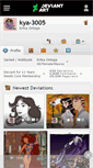 Mobile Screenshot of kya-3005.deviantart.com