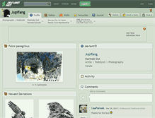 Tablet Screenshot of jupifang.deviantart.com
