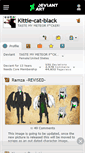 Mobile Screenshot of kittie-cat-black.deviantart.com