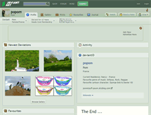 Tablet Screenshot of popom.deviantart.com