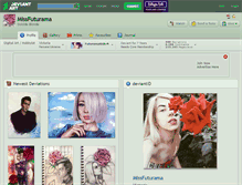 Tablet Screenshot of missfuturama.deviantart.com