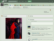Tablet Screenshot of hadshy.deviantart.com