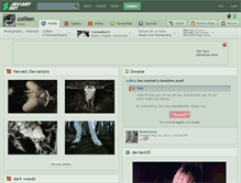 Tablet Screenshot of collien.deviantart.com