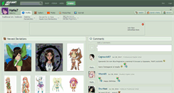 Desktop Screenshot of hana7.deviantart.com