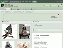 Tablet Screenshot of littlesisterplz.deviantart.com
