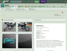 Tablet Screenshot of minz1.deviantart.com
