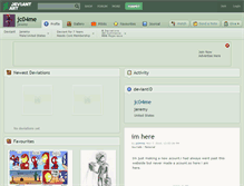 Tablet Screenshot of jc04me.deviantart.com
