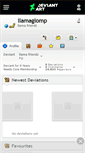 Mobile Screenshot of llamaglomp.deviantart.com