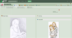 Desktop Screenshot of amandakittie.deviantart.com