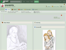 Tablet Screenshot of amandakittie.deviantart.com