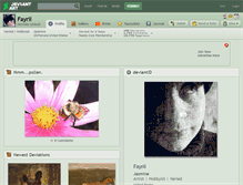 Tablet Screenshot of fayrii.deviantart.com