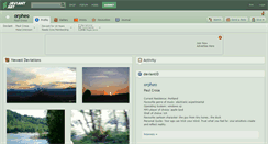 Desktop Screenshot of orpheo.deviantart.com