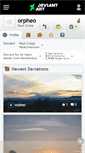Mobile Screenshot of orpheo.deviantart.com