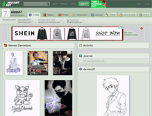 Tablet Screenshot of aless61.deviantart.com