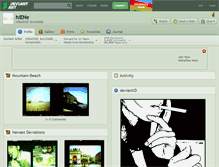 Tablet Screenshot of hiene.deviantart.com