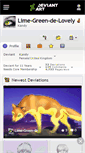 Mobile Screenshot of lime-green-de-lovely.deviantart.com