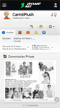Mobile Screenshot of carrotplush.deviantart.com