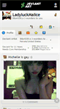 Mobile Screenshot of ladyluckmalice.deviantart.com