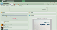 Desktop Screenshot of crazy-goblin.deviantart.com