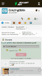 Mobile Screenshot of crazy-goblin.deviantart.com