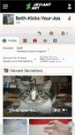 Mobile Screenshot of beth-kicks-your-ass.deviantart.com