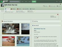 Tablet Screenshot of beth-kicks-your-ass.deviantart.com