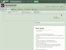 Tablet Screenshot of irish-animefreak.deviantart.com