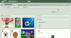 Desktop Screenshot of lupinewarlord.deviantart.com