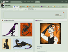 Tablet Screenshot of kiadony.deviantart.com