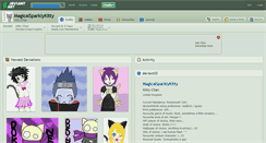 Desktop Screenshot of magicalsparklykitty.deviantart.com