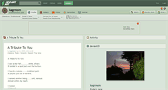 Desktop Screenshot of kagrmom.deviantart.com