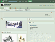 Tablet Screenshot of jgospodarek.deviantart.com