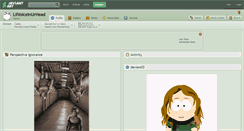 Desktop Screenshot of lilvoiceinurhead.deviantart.com