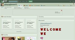 Desktop Screenshot of leshawnaxduncan-fc.deviantart.com