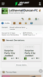 Mobile Screenshot of leshawnaxduncan-fc.deviantart.com