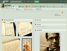 Tablet Screenshot of delizade.deviantart.com