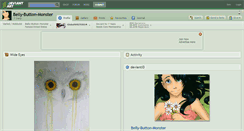 Desktop Screenshot of belly-button-monster.deviantart.com