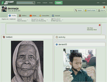 Tablet Screenshot of denmasje.deviantart.com
