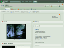 Tablet Screenshot of cappo.deviantart.com