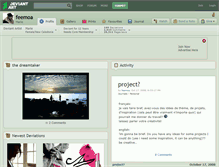 Tablet Screenshot of feemoa.deviantart.com