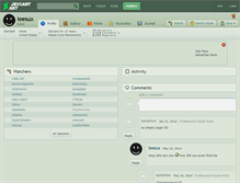 Tablet Screenshot of leesux.deviantart.com