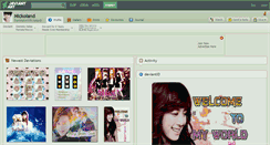 Desktop Screenshot of nickoland.deviantart.com