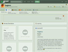 Tablet Screenshot of faeglenn.deviantart.com