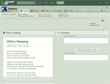 Tablet Screenshot of kistarus.deviantart.com