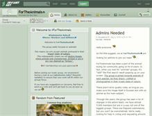Tablet Screenshot of fortheanimals.deviantart.com